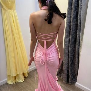 Prom dress in bubblegum pink, Size X-Small (0) by Jessica Angel